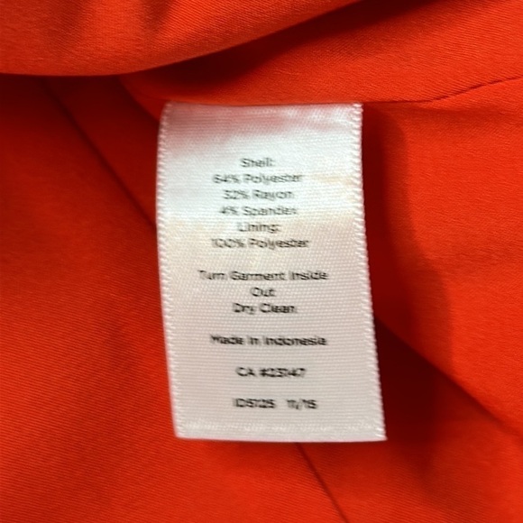 Talbots Red Shift Dress Size 8 - Picture 11 of 14